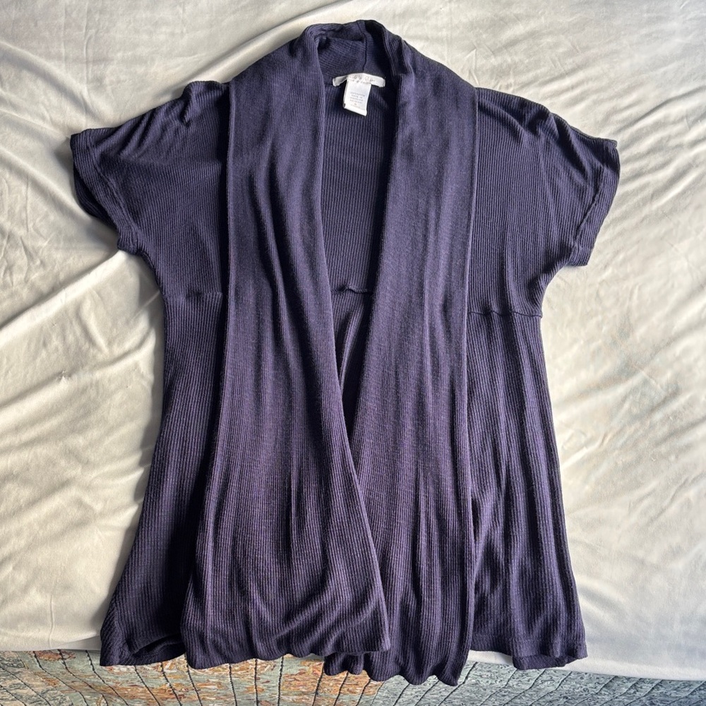 Charlotte Russe Deep Purple Cardigan